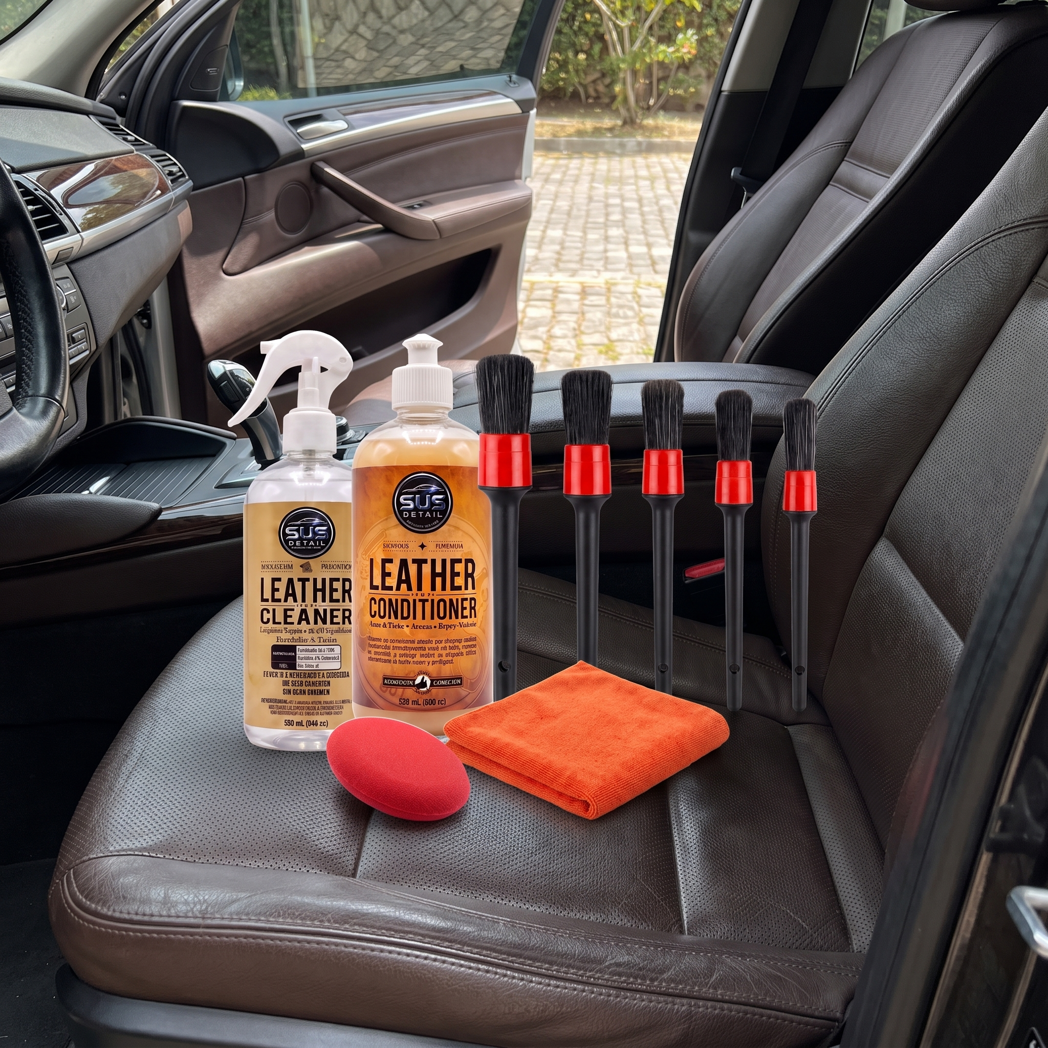 Kit Cuero sobre asientos de cuero