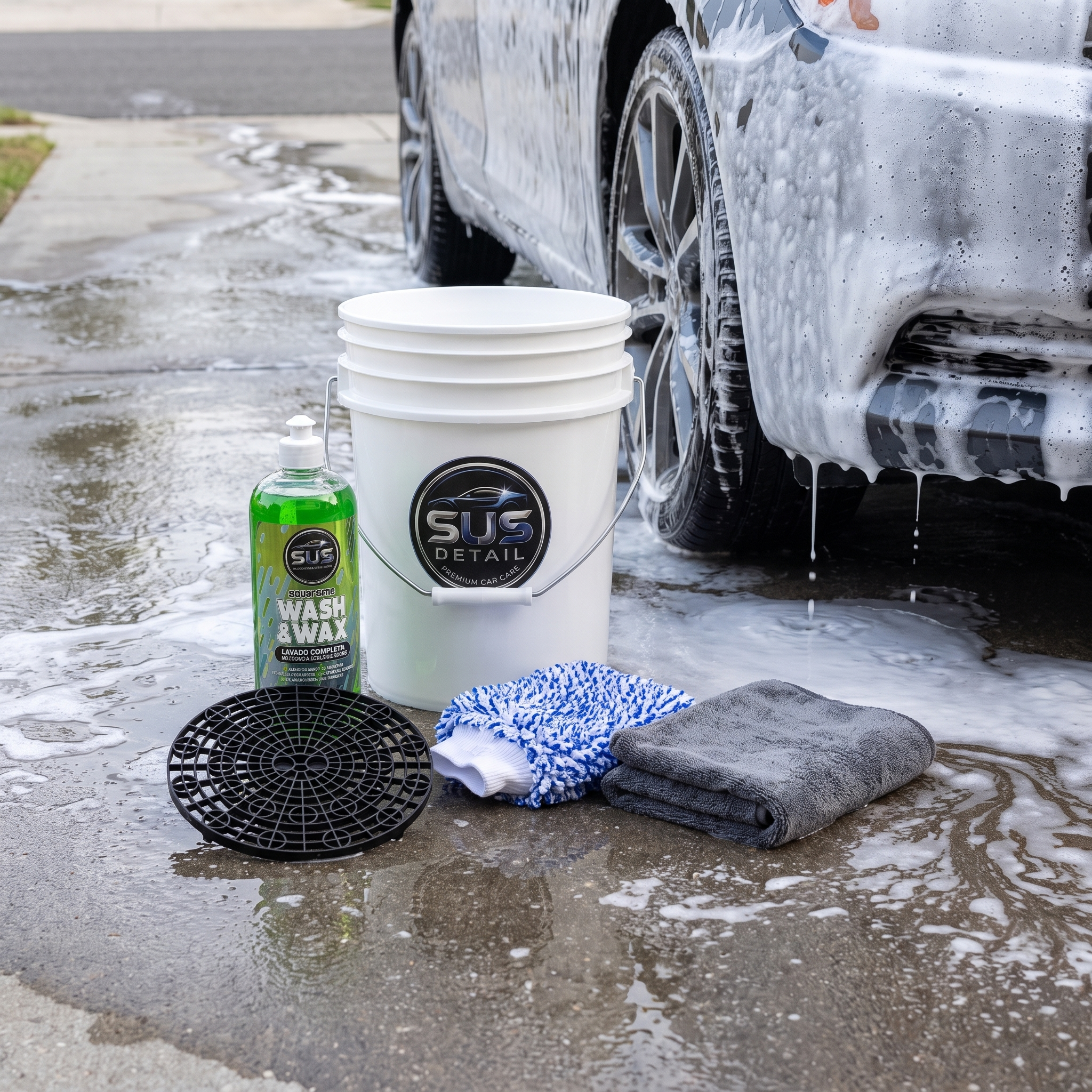 Kit Lavado con auto enjabonado